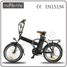 MOTORLIFE EN15194 36 v 250 w 2015 meilleure vente vélo électrique ville pliante